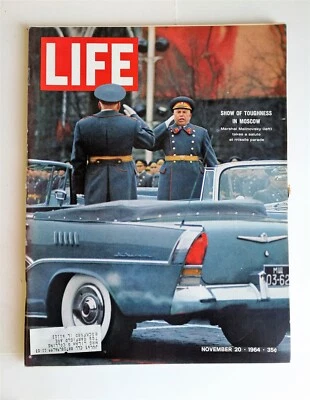 Life Magazine November 20, 1964 - Russian Missiles - Art Gallery - Fashion - Ads - Image 1 of 2