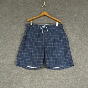 Bañador IZOD para hombre extra grande azul poliéster cordón cintura elástica - Imagen 1 de 10