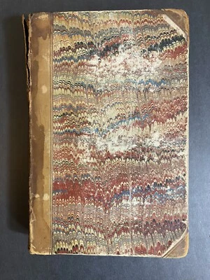 1863 Washington Irving The Works Vol XII Mahomet Leather Spine & Corners Marbled - Image 1 of 4