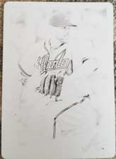 JORDAN WALDEN 2013 Topps Series 2 Black PRINTING PLATE #1/1 of 1 Atlanta Braves