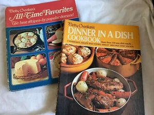 Betty Crocker's All-Time Favorites & Dinner in a Dish - Spiral-Bound - VG - Picture 1 of 13