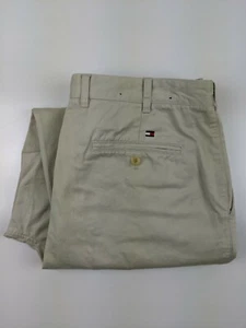 Authentic Classic Fit Mens Tommy Hilfiger Pleated Chinos W 38 L 34 VGC - Bild 1 von 6