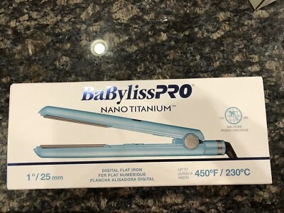 Alisadora digital Babyliss PRO Nano Titanium 1" Foto 1 de 4