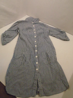 Vestido Camisa Youth Fire Los Angeles Azul Blanco Rayas Talla L 100% Algodón Botón Foto 1 de 4