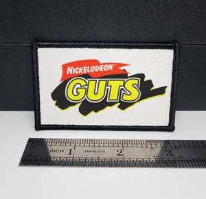 90's Nickelodeon GUTS logo Patch Tactical Morale 2x3 patch - Picture 1 of 2