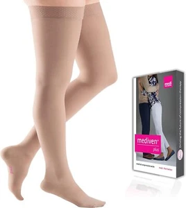 Mediven Plus REGULAR TOP BAND Thigh High Compression Stocking 20-30 Pick Size - Picture 1 of 4