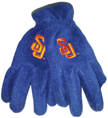 Syracuse University Logo Fleece Leather Palm Gloves, NCAA M/L Cover