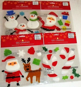 CHRISTMAS  Window Gel Assortment #1    [Your choice]    - Picture 1 of 5