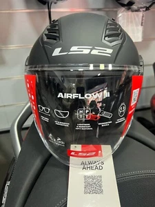 CASCO LS2 NUOVO MODELLO - NERO OPACO - VISIERA LUNGA - HELMET - NUOVO - Foto 1 di 2