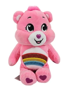 Care Bears Cheer Bear 9 Zoll rosa Teddybär weiches Stofftier Plüschtier Tier - Bild 1 von 13