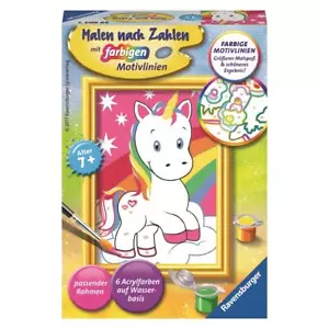 Ravensburger Dipingere con i Numeri Dolce Unicorno | Set da Pittura MnZ da 7 anni - Foto 1 di 2