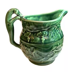 Green Pitcher VTG Loucarte w/Stags & Hounds Frm Portugal - Picture 1 of 8