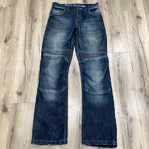 Jean moto homme vitesse et force 32x36 bleu rage avec la machine - Photo 1/11