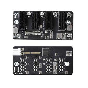 PCIe Expansion Card 4 Way Gen 2 X 1 PCIe Packet Switch 4P for Raspberry Pi - Picture 1 of 5