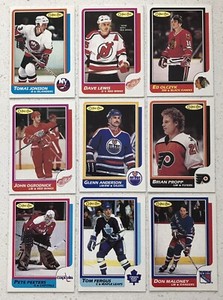 (VA) 1986-87 O-pee-chee Hockey Singles**Select Your Cards🔽