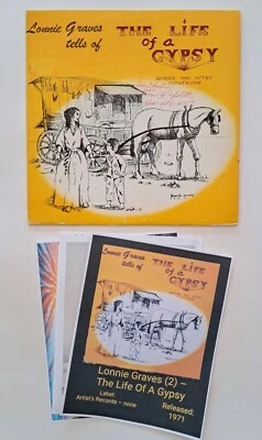 Lonnie Graves The Life Of A Gypsy Vinyl Record - Image 1 of 4