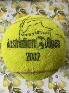 Signed / Autographed 2002 Australian Open Jumbo Tennis Ball Federer Williams - Picture 1 of 4