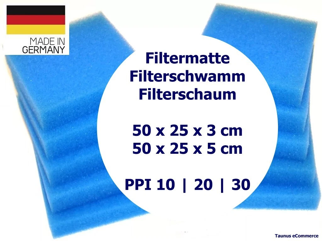 AQ028 CTUV-H6F Aquariumfilter Ersatzschwämme – 4er-Set, Für Klares Wasser
