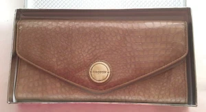 New in box Oroton Croc Print evening bag hand bag clutch handbag large wallet - Picture 1 of 9