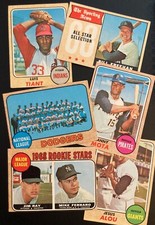 1968 Topps Baseball Singles You Pick Set Builder