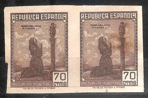ESPAÑA / SPAIN - EDIFIL NE52s PAREJA EN NUEVO SIN GOMA - (80 €) - Imagen 1 de 2