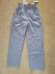 Talbots petites stretch 100% silk straight Lined dress pants trousers Sz 2P NEW - Picture 1 of 3