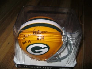 Minicasco autógrafo Riddell de Dave Robinson Green Bay Packers certificado de autenticidad Tristar automático - Imagen 1 de 4