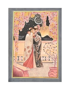 Pintura en miniatura hecha a mano de poeta persa Omar Khayyam 12 x 9 pulgadas "PN13526" - Imagen 1 de 3