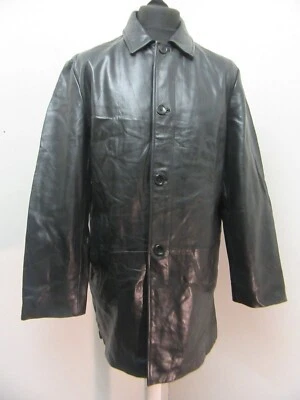 VINTAGE BANANA REPUBLIC LEATHER  COAT JACKET SIZE M - Image 1 of 4