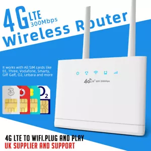 R311 4G WiFi Router Portable 4G WiFi Wireless Router with SIM Card Slot for Home - Picture 1 of 16