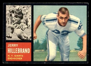 1962 Topps Football #113 Jerry Hillebrand EX/MT - Picture 1 of 2