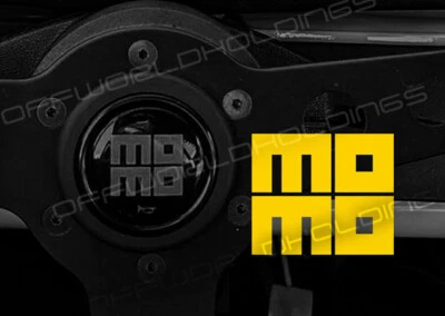 MOMO sticker decal Ferrari FIA GT Formula 1 Le Mans WEC IMSA Porsche Audi JDM - Image 1 of 2