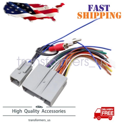 Car Stereo Radio wiring Harness Adapter Plug Kit For Ford Explorer F150 250 350 - Image 1 of 4