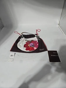 Coach Mad Poppy of Peace J05Q-9184 Leder kleiner Hobo Y2K Vintage UVP 298 $ - Bild 1 von 24