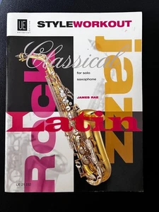 STYLE WORKOUT FOR SOLO SAXOPHONE - CLASSICAL LATIN ROCK JAZZ - JAMES RAE - Picture 1 of 1