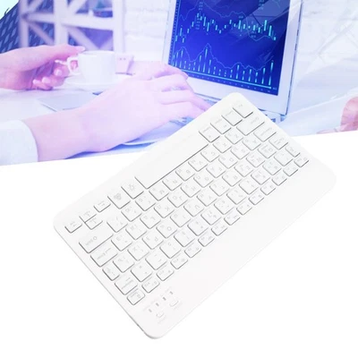White Russian Wireless Keyboard 10in With RGB Backlight Square Ke SG - Image 1 of 4