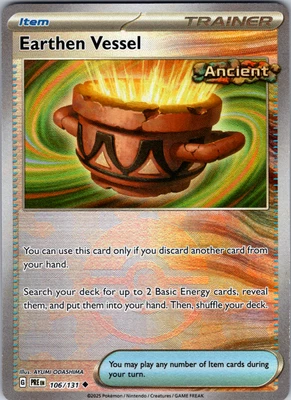 Earthen Vessel Pokeball 106/131 SV: Prismatic Evolutions Uncommon - NM - Image 1 of 2