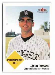 2003 Fleer Tradition #428 Jason Romano Colorado Rockies - Picture 1 of 2
