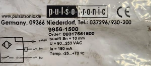 Pulsotronic Proximity Switch Sensor Part# 9956-1500 - Picture 1 of 5