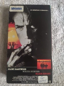 White Hunter Black Heart VHS 1991 Clint Eastwood Jeff Fahey Ex Rental - Foto 1 di 4