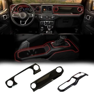 Dashboard & Shifter Covers for Jeep Wrangler JL 18-21 & Gladiator JT 2020 - Bild 1 von 7