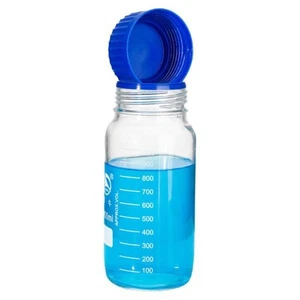 250ml-5000ml Reagent Bottles: Transparent Glassware for Laboratory Use, GL80 Cap - Picture 1 of 8