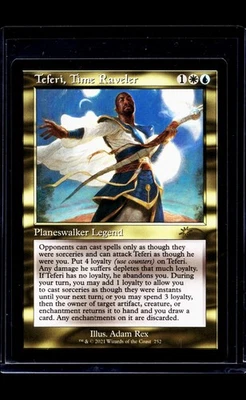 2021 MTG Magic the Gathering SLD Secret Lair Drop Retro #252 Teferi Time Raveler - Image 1 of 2