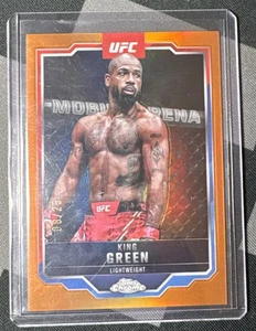 2025 Topps Chrome UFC Bobby King Green Lightweight Orange /25 - Bild 1 von 5