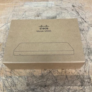 New Cisco Meraki MX65 Cloud Managed Security Appliance MX65-HW UNCLAIMED - Picture 1 of 3