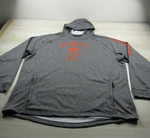 Houston Astros Hoodie Mens 4XL Gray Orange Under Armour MLB Baseball Sweater - Picture 1 of 17