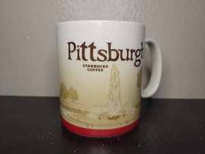 Vintage 16 Unzen Starbucks Kaffeetasse Becher Pittsburgh 2011 Global Icon Collectors Series - Bild 1 von 8