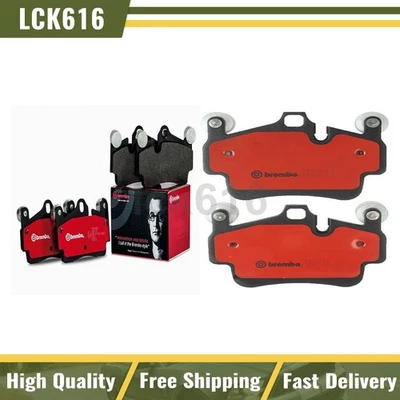 Juego de 2 pastillas de freno Brembo delanteras traseras para Porsche 911 2006-2008 Foto 1 de 4