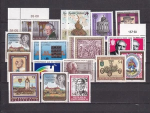 Lote de estampillas de Austria 1986 MNH - Imagen 1 de 1