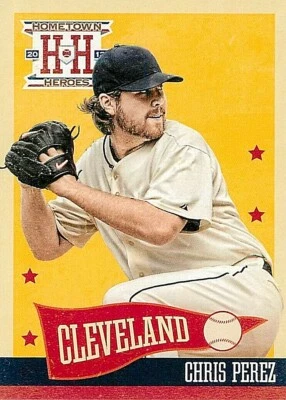 2013 Panini Hometown Heroes #188 Chris Perez INDIANS - Image 1 of 2